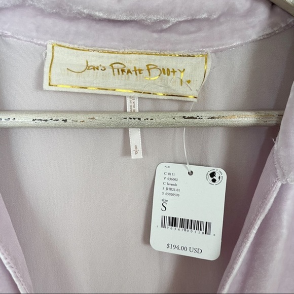 NWT Free People X Jen’s Pirate Booty Velvet Verona Tunic - Picture 10 of 14